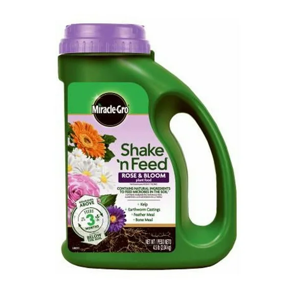 Miracle-Gro Shake 'N Feed Rose & Bloom Plant Food 4.5 lbs.