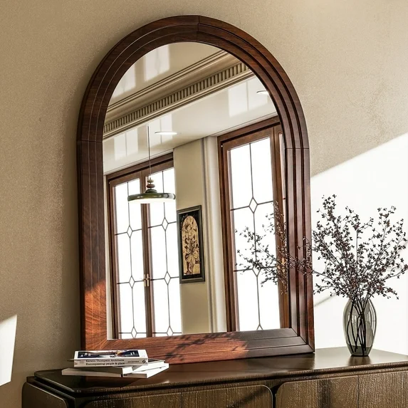 BEAUTYPEAK-36-x-24-Arched-Bathroom-Mirror-Wall-Mirror-Wooden-Frame-Brown_30f76b73-b60d-4d60-9da2-21d4da22baca.321de8c1efe601c848a14d47a55c1eb9
